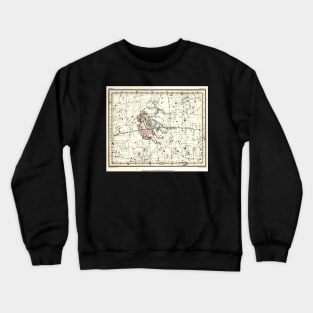 Gemini Constellation Celestial Atlas - Alexander Jamieson Crewneck Sweatshirt